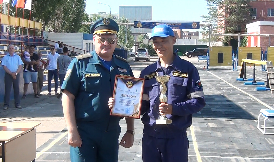 В Астрахани выбрали «Лучшего пожарного»