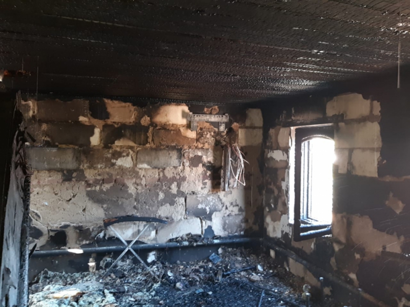 За прошедшие сутки в Астрахани сгорели два дома