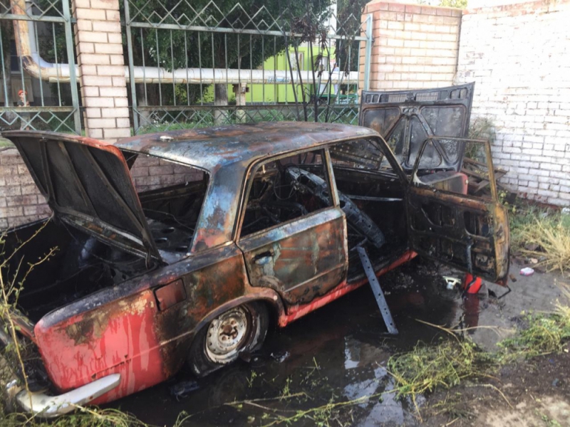 За прошедшие сутки в области сгорели два автомобиля