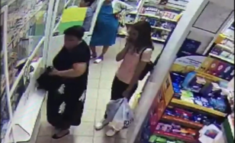 Женщина, укравшая кошелек, попала на камеры видеонаблюдения