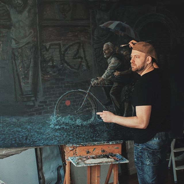Астраханский художник Андрей Шатилов о Чернобыле, политике и искусстве