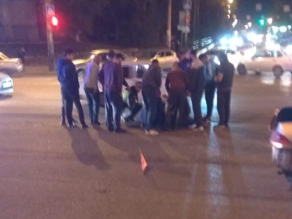 На улице Софьи Перовской сбили пешехода. Видео