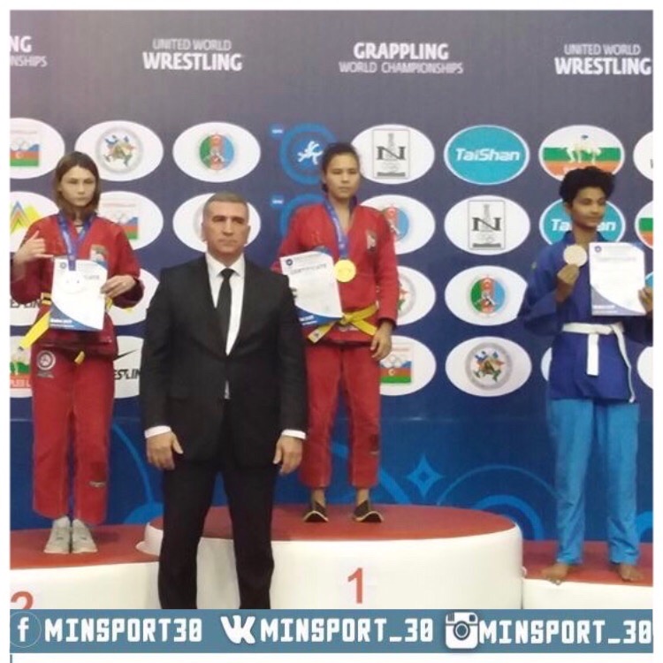 Астраханка стала первой на чемпионате мира по грэпплингу