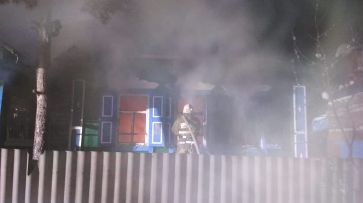 В Ахтубинске сгорел жилой дом