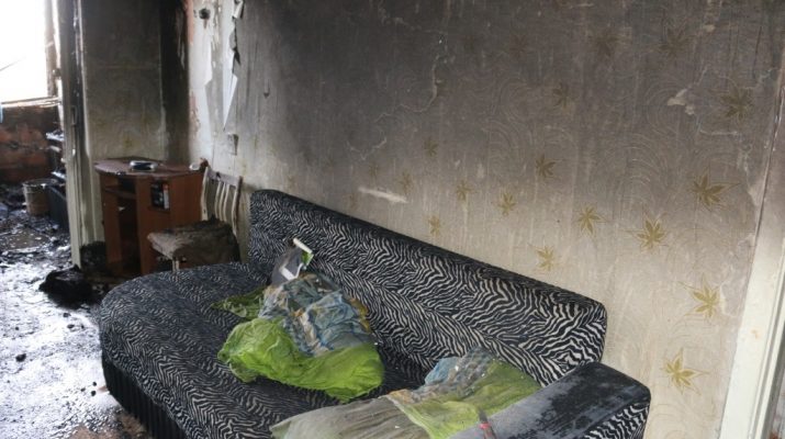 При пожаре в Трусовском районе погиб мужчина