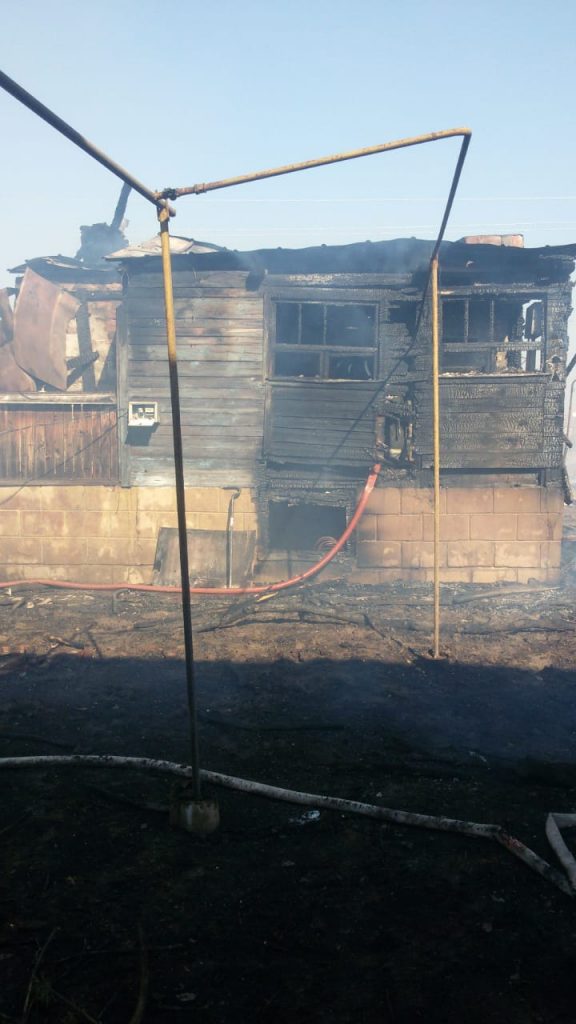 Подожгли дом в Астрахани