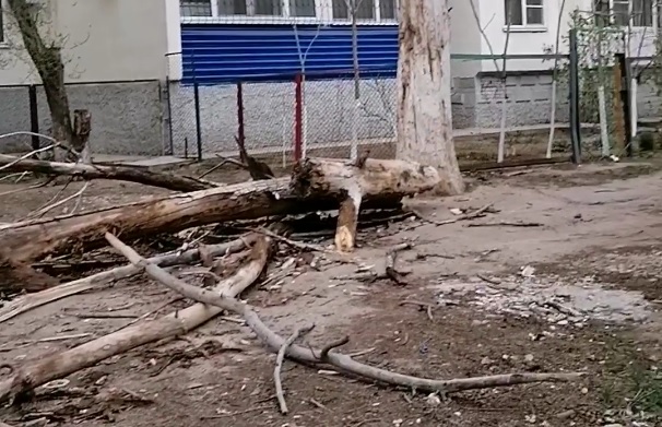 Последствия урагана Астрахань