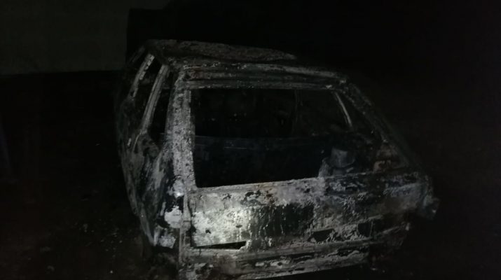 Сгорела машина Астрахань
