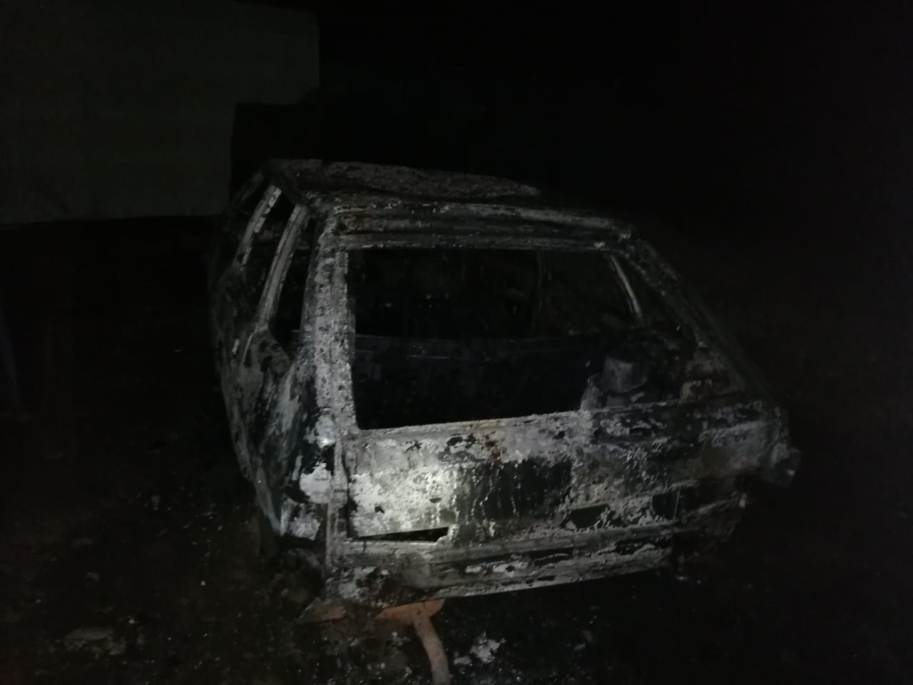 Сгорела машина Астрахань