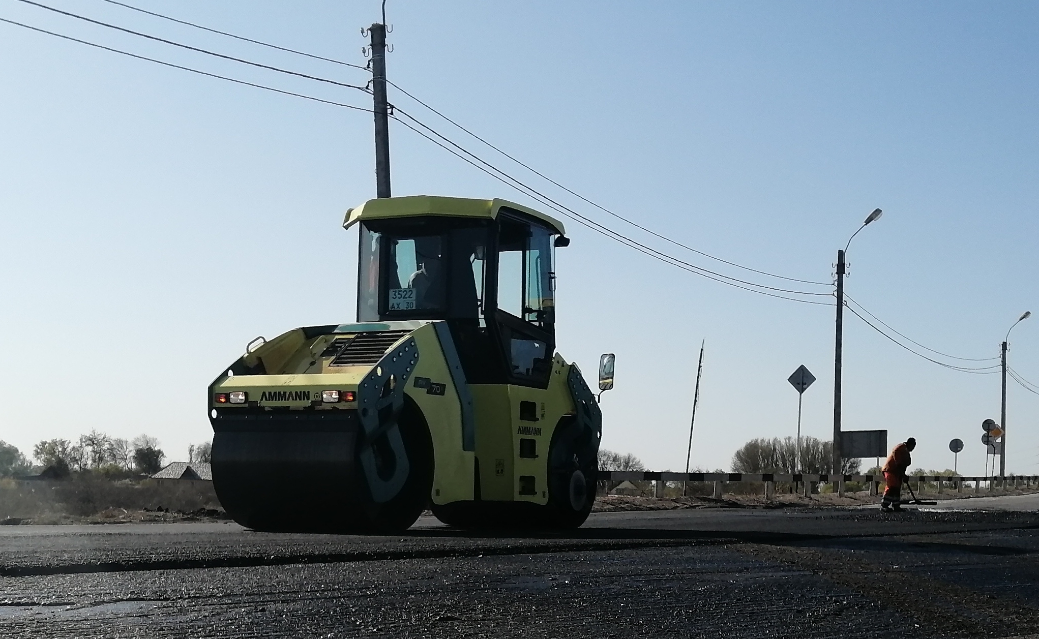 В Астраханской области ведётся масштабный ремонт дорог