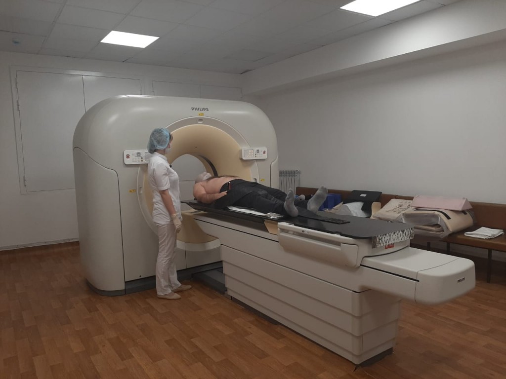 В онкологическом диспансере новый компьютерный томограф