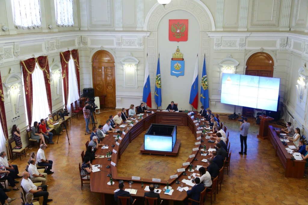 Заседание правительства Астрахань