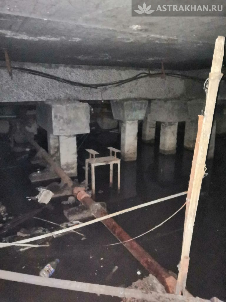 потоп в подвале Минусинская 2