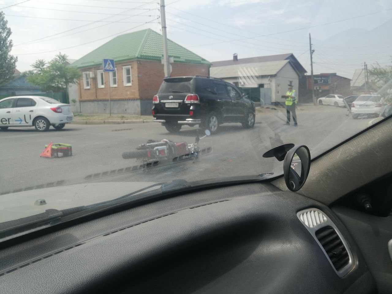 В Астрахани объявлена охота на мотоциклистов? Произошло очередное ДТП.