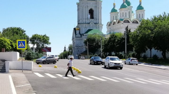 Пешеходный переход у Кремля