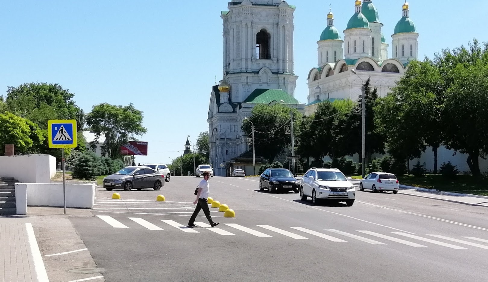 Пешеходный переход у Кремля