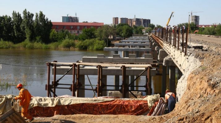 Строительство Милицейского моста закончится раньше сроков