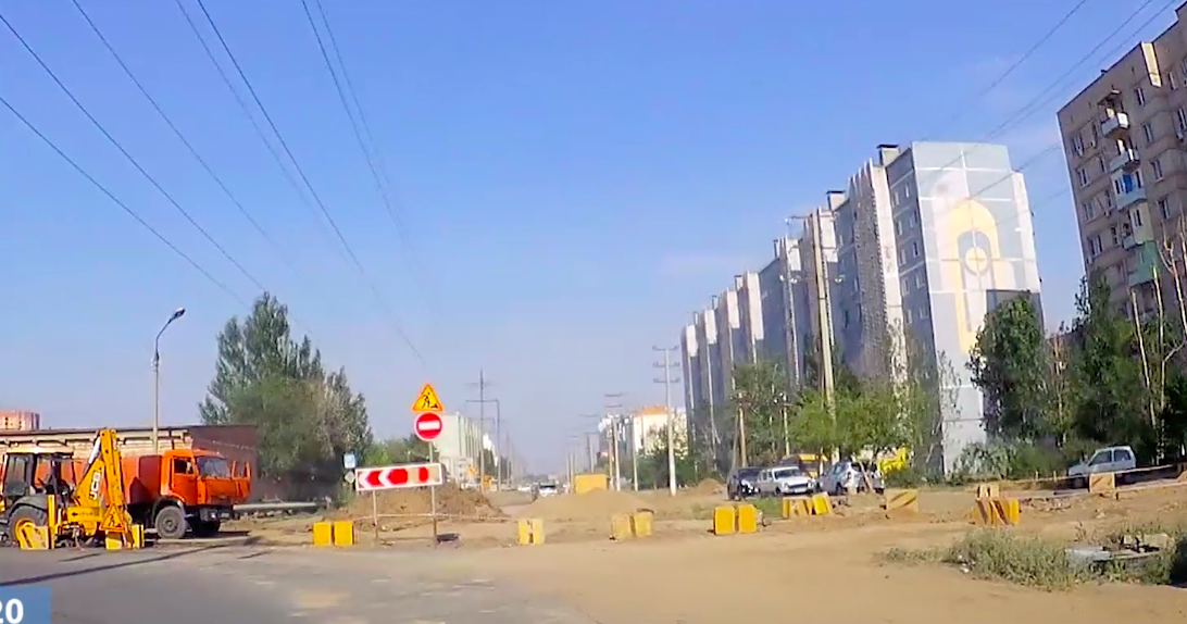 В Астрахани строят дорогу от улицы Куликова до микрорайона Казачий