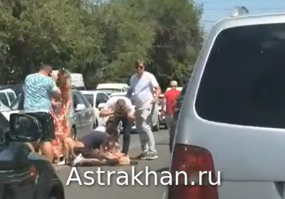 сбили пешехода в Астрахани