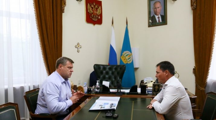 Губернатор Игорь Бабушкин встретился с мэром Ахтубинска