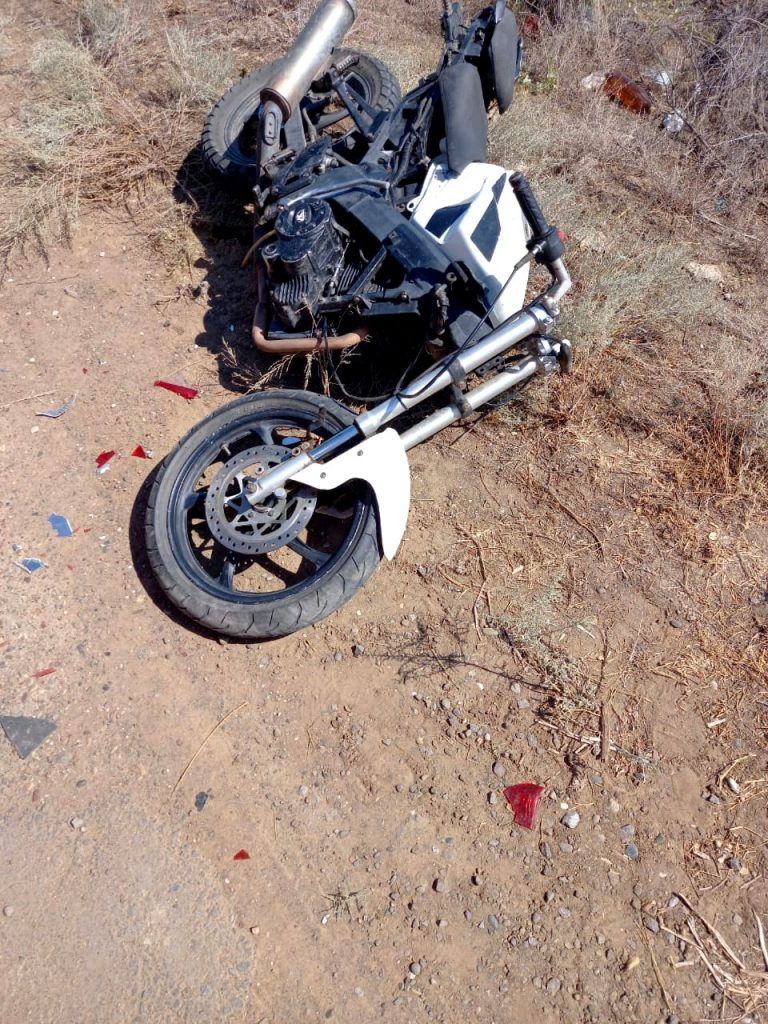 Из-за аварии с автомобилем, мотоциклист в пал в кому