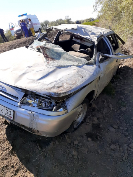Под Астраханью в аварии погиб очередной водитель