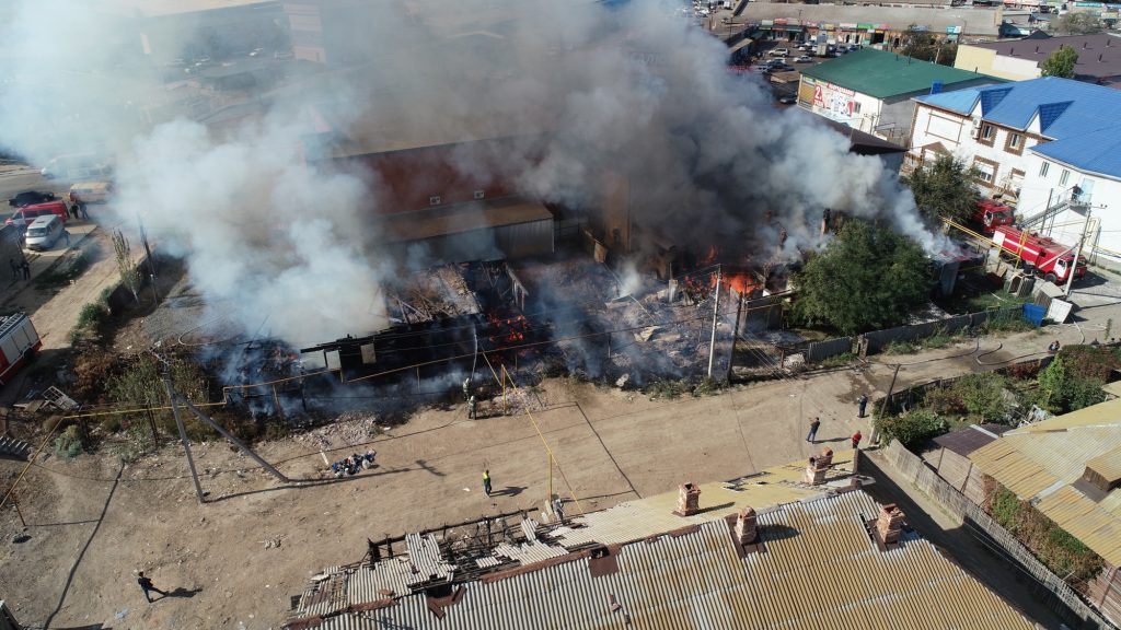 В Астраханской области сгорело 4 жилых дома