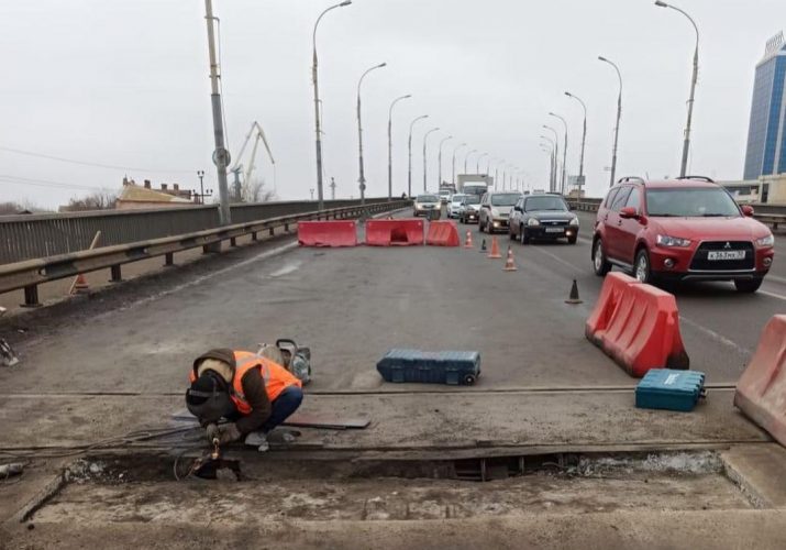 ремонт Нового моста Астрахань