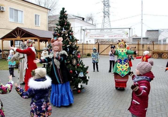 новый год гуляния