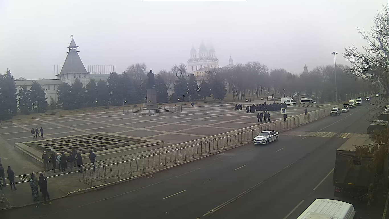 несанкционированный митинг площадь Ленина