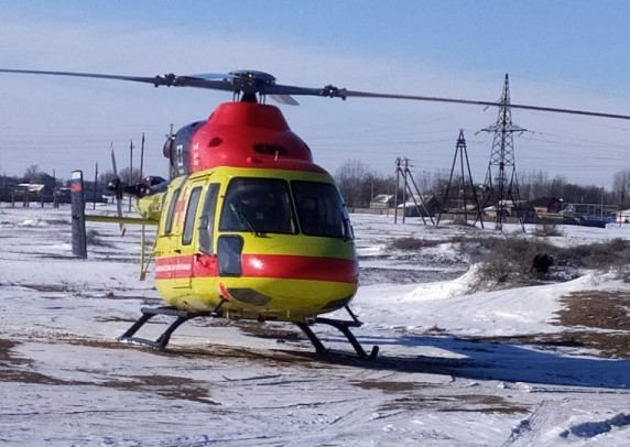 В Астраханской области спасли двухлетнего малыша с помощью вертолёта