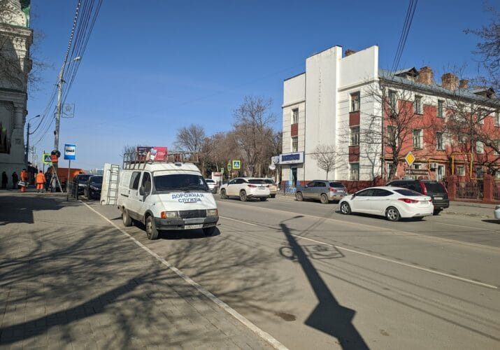 Ограничение парковки в центре Астрахани