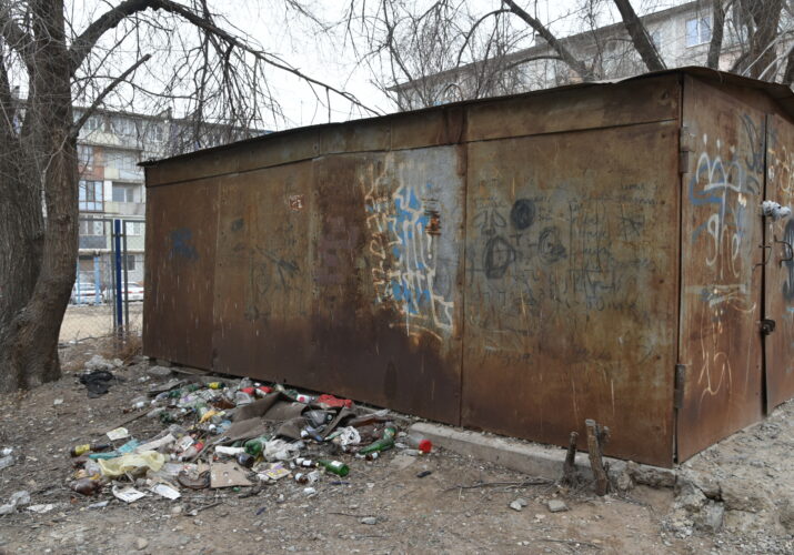 В Астрахани на улице Звёздной вместо гаражей появится сквер