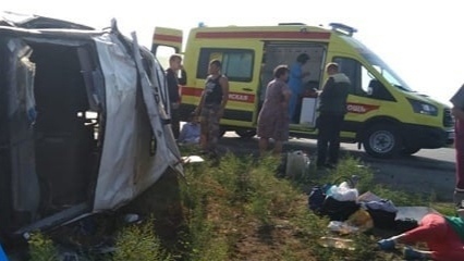 Под Астраханью в аварии пострадали 6 человек