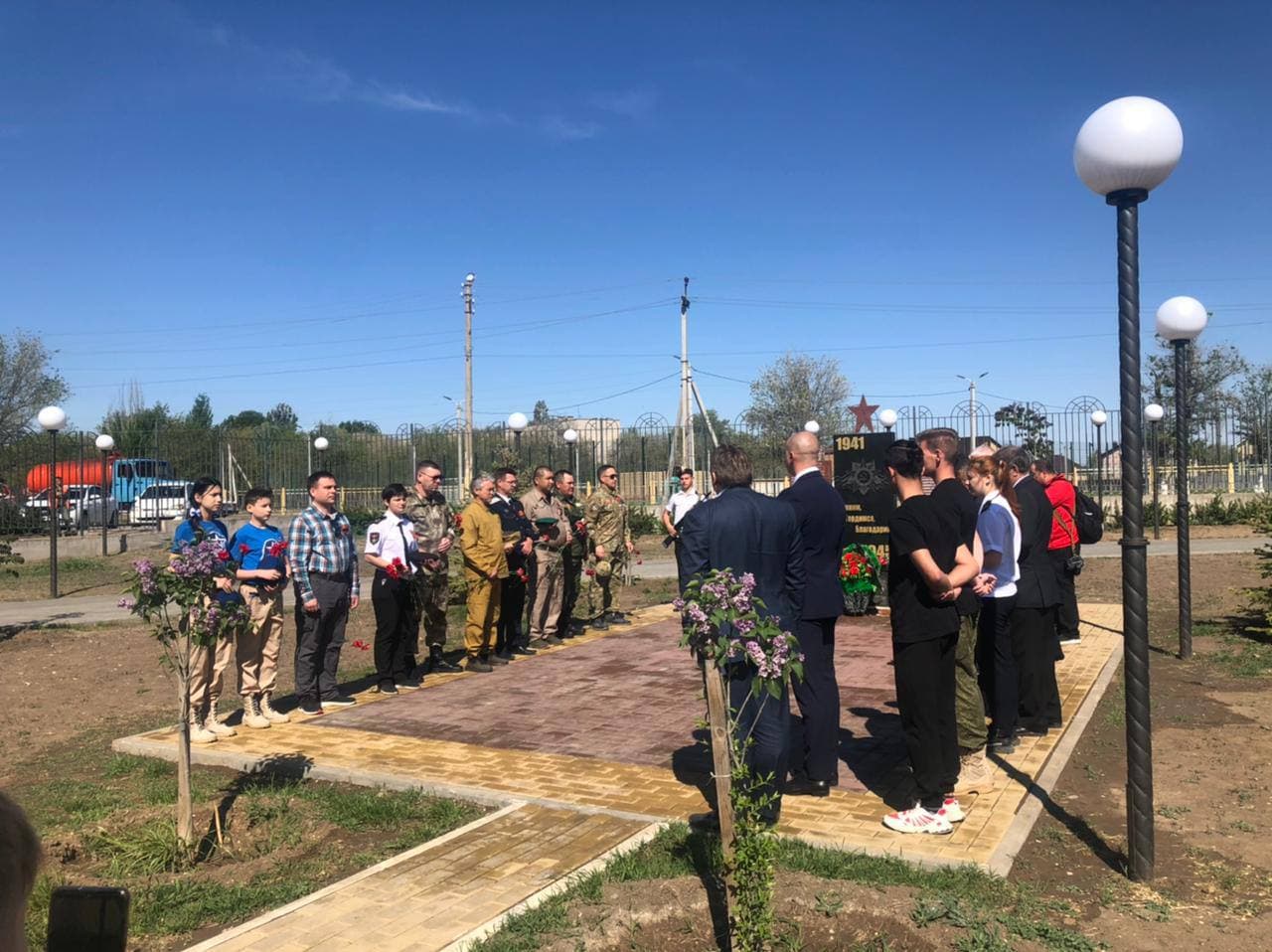 В Астраханской области открыли мемориальные объекты к годовщине Победы