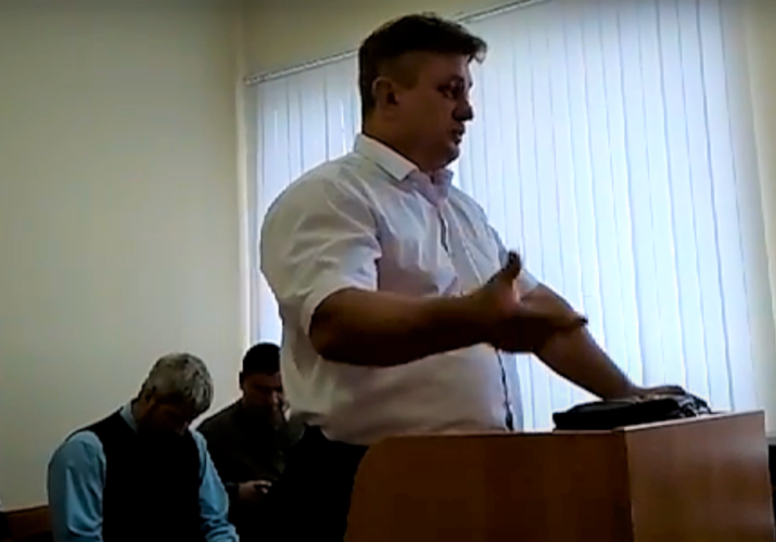 Олег Дивинчук в суде