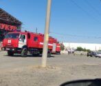 К зданию мирового суда Нариманово под Астраханью подъехали пожарные машины короткое замыкание в здании суда