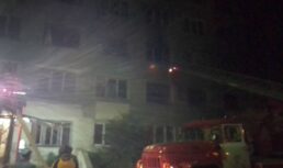пожар в общежитии
