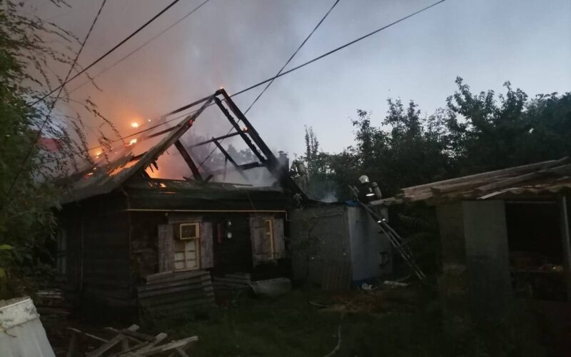 пожар в ленинском районе астрахани