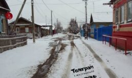 В селе на севере Астраханской области выпал снег
