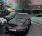 машина в снегу