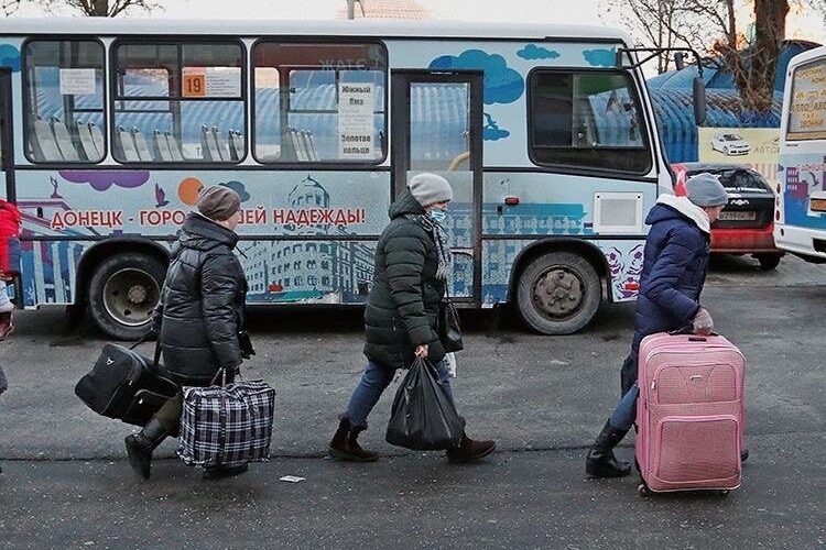 беженцы луганск