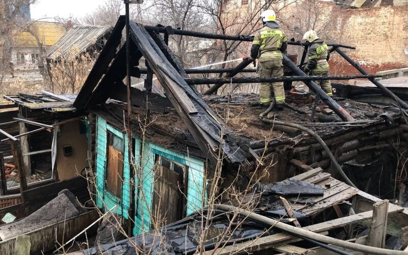 пожары в Астрахани