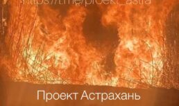 Пожар под Астраханью распространился на территорию заповедника