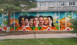 В Астрахани появился новый стрит-арт граффити