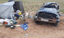 Из-за деформации колеса 34-летний пассажир иномарки погиб в аварии под Астраханью