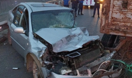 Астраханку госпитализировали после аварии на Новом мосту