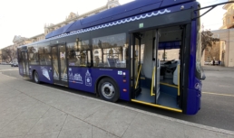 Новые «синие» автобусы прошли тест-драйв в Астрахани