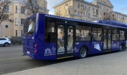 На дорогах Астрахани заметили новые «синие» автобусы