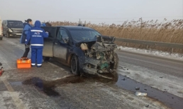 В Астраханской области сотрудники ЧУЗ «МСЧ» оказали экстренную помощь пострадавшим в аварии